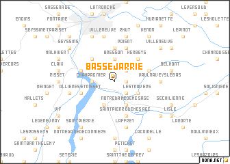 map of Basse-Jarrie