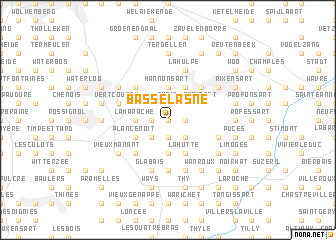 map of Basse Lasne