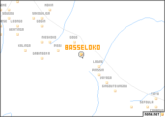 map of Basséloko