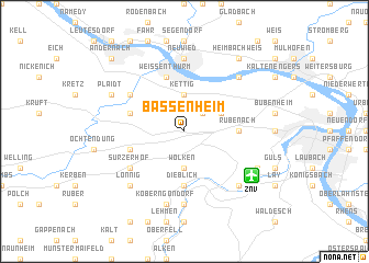 map of Bassenheim