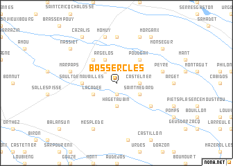 map of Bassercles