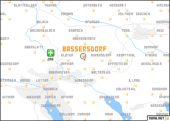 map of Bassersdorf