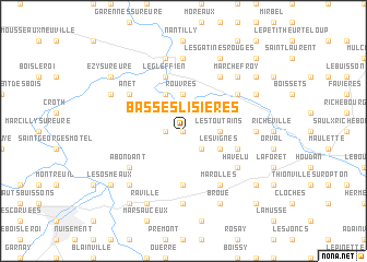 map of Basses Lisières