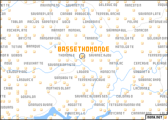 map of Basse Thomonde