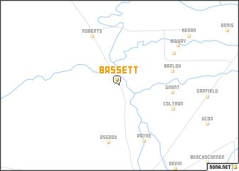 map of Bassett