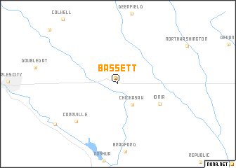 map of Bassett