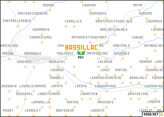 map of Bassillac