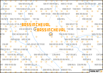 map of Bassin Cheval