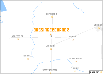 map of Bassinger Corner