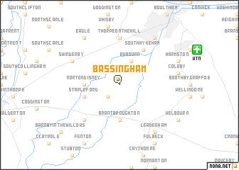 map of Bassingham