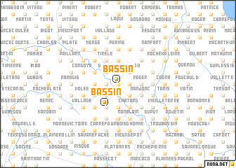 map of Bassin