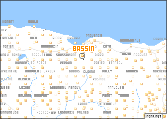 map of Bassin