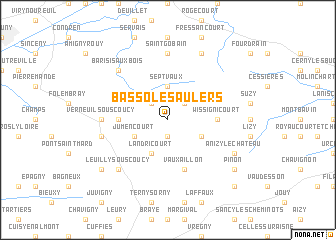 map of Bassoles-Aulers