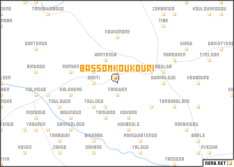 map of Bassomkoukouri