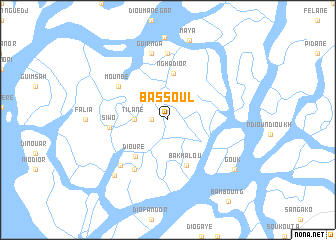 map of Bassoul