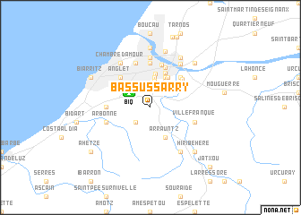 map of Bassussarry
