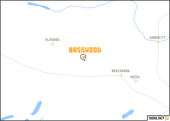 map of Basswood