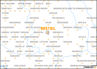 map of Bāstail