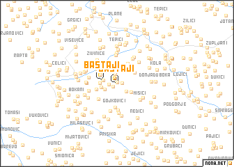 map of Bastaji