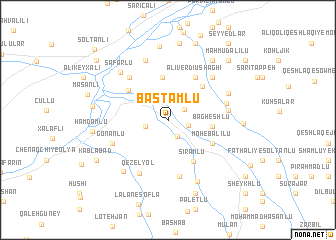 map of Basţāmlū