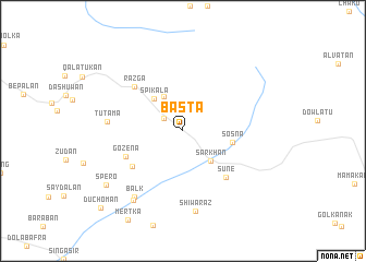 map of Basta