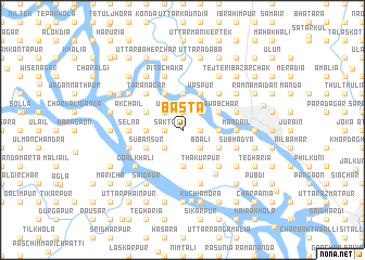 map of Bāsta