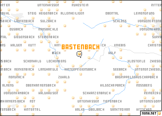 map of Bästenbach