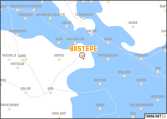 map of Bas Tépé