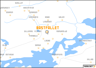 map of Bastfallet