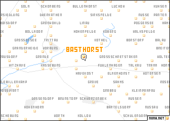 map of Basthorst
