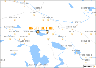 map of Basthult