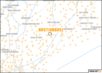 map of Basti Ābbasi