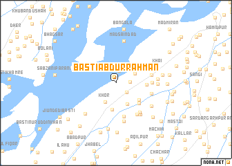 map of Basti Abdur Rahmān