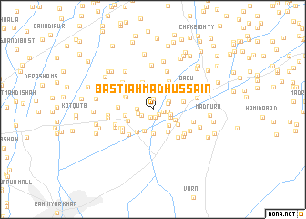 map of Basti Ahmad Hussain