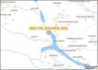 map of Basti Alam Khān Lund