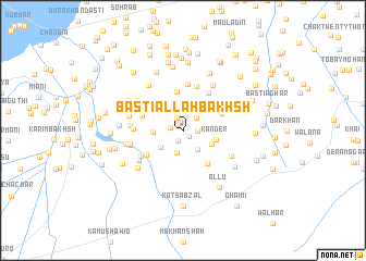 map of Basti Allāh Bakhsh