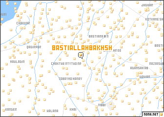 map of Basti Allah Bakhsh