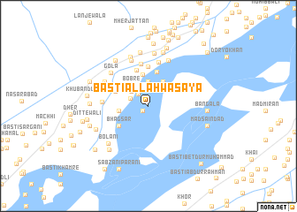 map of Basti Allāh Wasāya