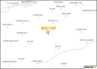 map of Bastian