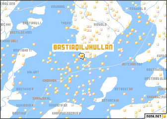 map of Basti Aqīl Jhullan