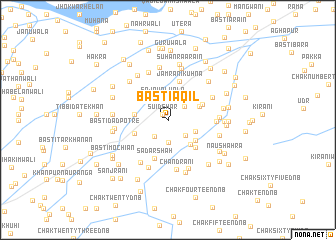 map of Basti Āqil