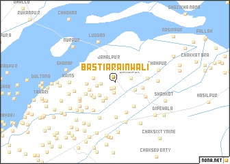 map of Basti Arāīnwāli