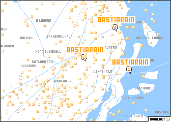 map of Basti Arāin