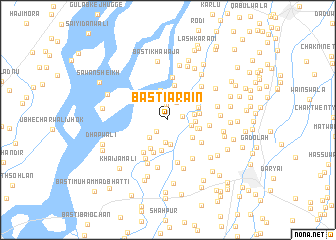 map of Basti Arāin