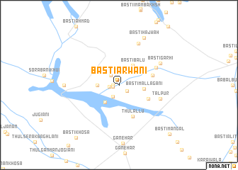 map of Basti Arwāni