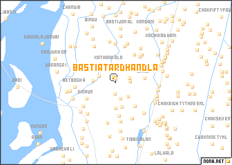 map of Basti Atar Dhāndla