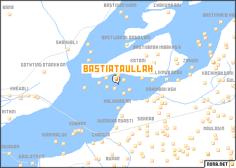 map of Basti Atāullāh
