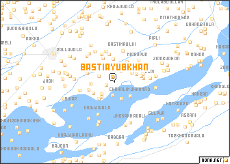 map of Basti Ayub Khān