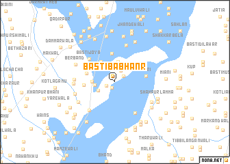 map of Basti Babhānr