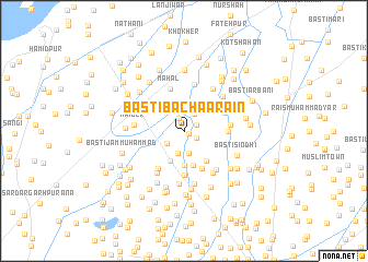 map of Basti Bacha Arāīn
